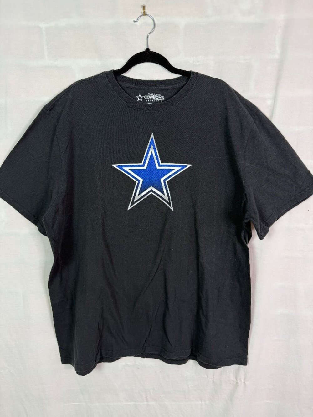 Black Dallas Cowboys Blue Star Tshirt 3XL